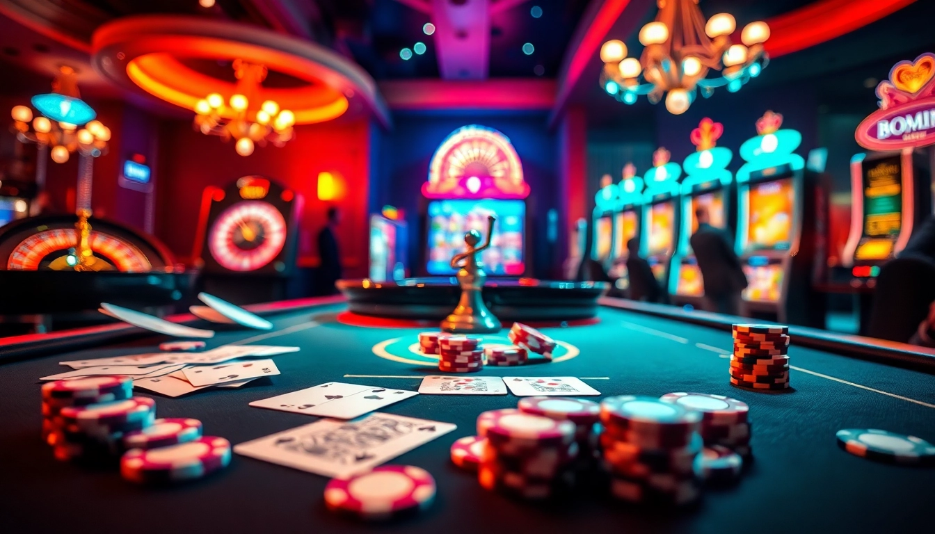 Experience the thrill of LINK VÀO Bomwin as players engage in exciting casino games.
