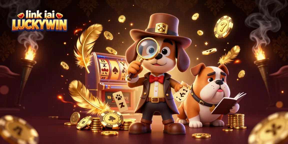 Engage in thrilling gameplay with link vào LUCKYWIN as you uncover hidden treasures in this exciting gambling illustration.