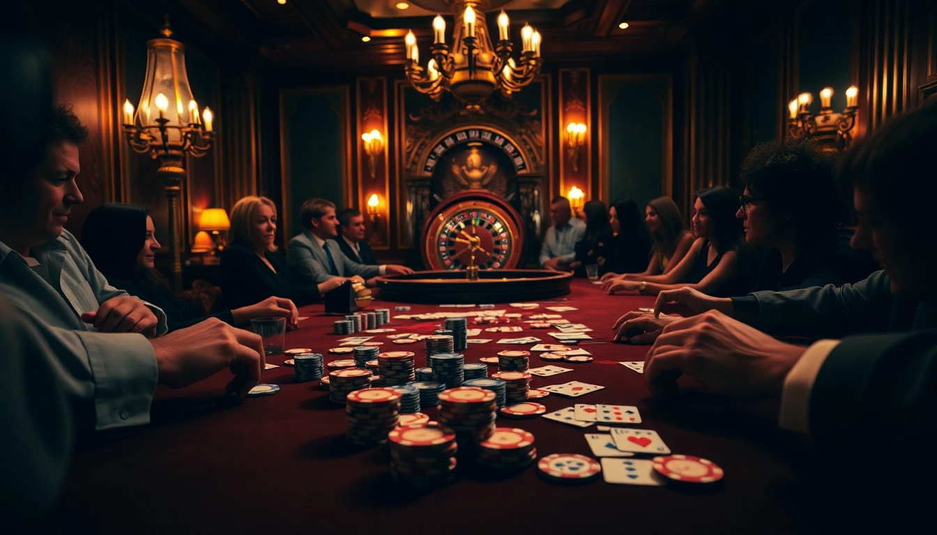 Experience high-stakes poker action at God345 with vibrant chips and an engaging atmosphere.