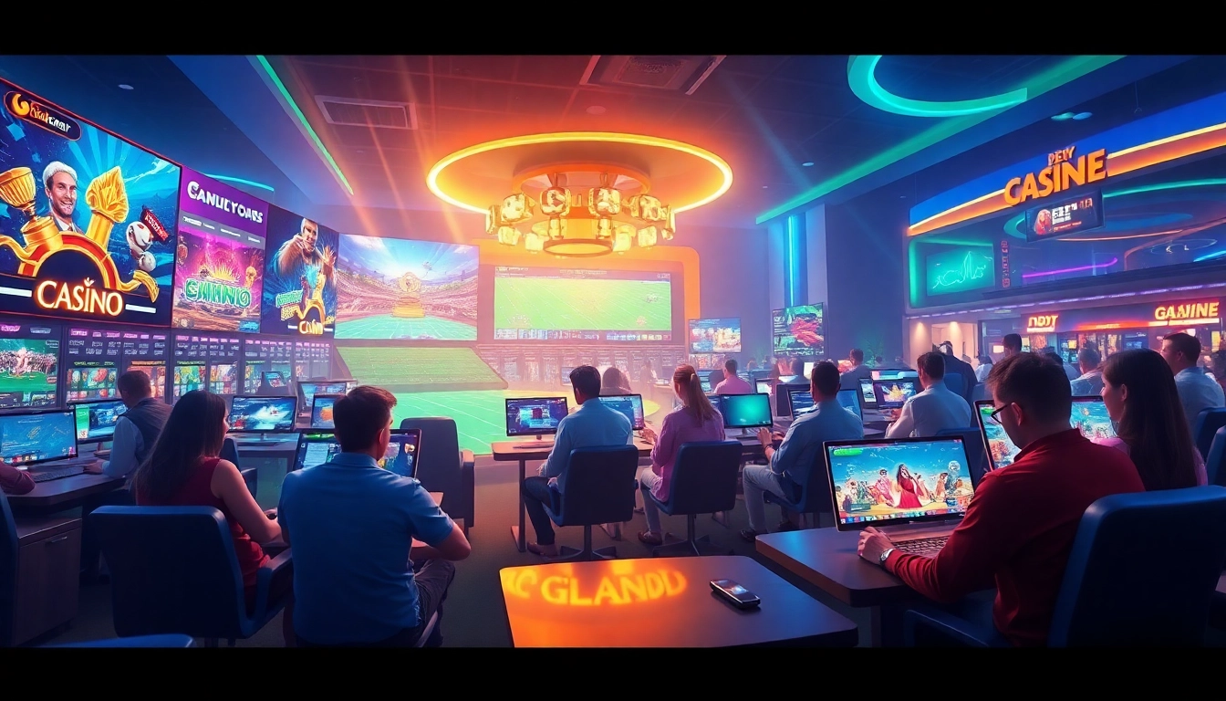 Exciting New88 online gaming platform showcasing diverse players and vibrant colors.