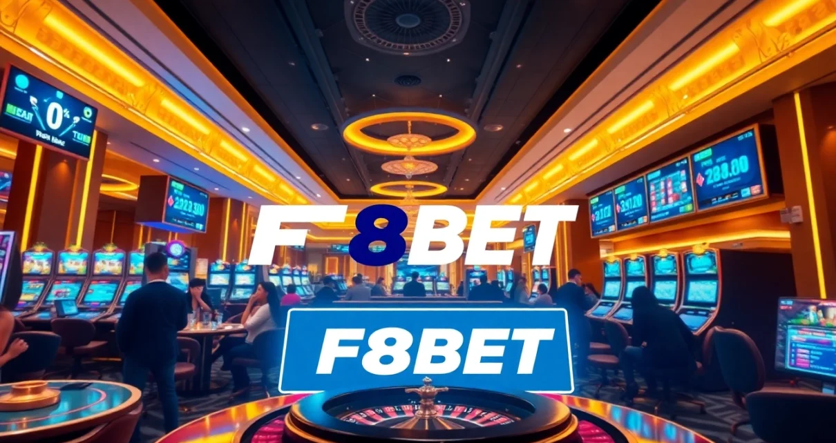Exciting F8BET online gaming scene showcasing casino games and real-time betting.