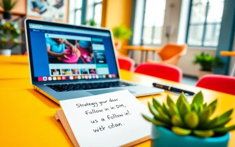 Engage with followers through follow in dm strategy in a modern digital workspace.