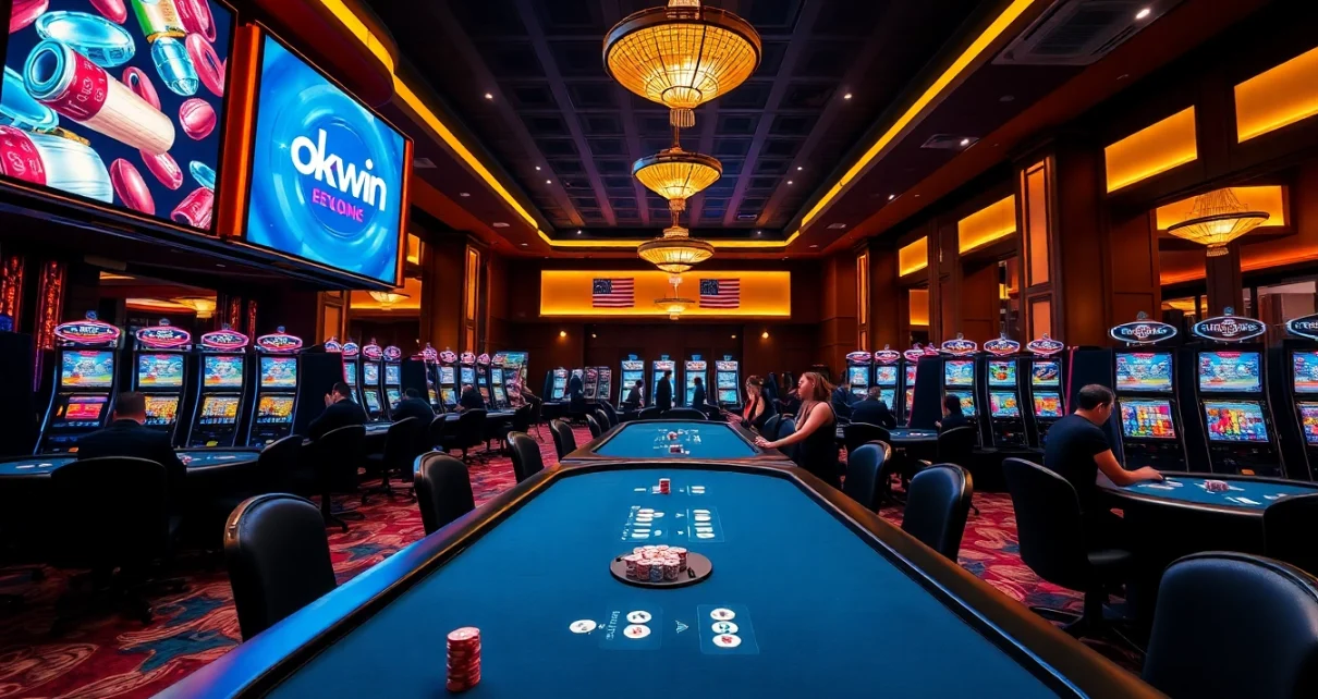 Experience the excitement of okwin đăng nhập with luxurious casino games and vibrant slot machines.