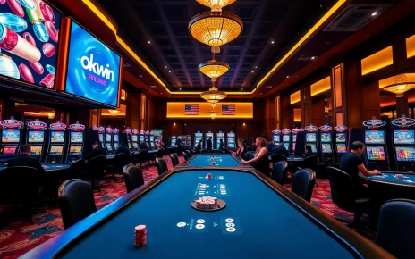 Experience the excitement of okwin đăng nhập with luxurious casino games and vibrant slot machines.