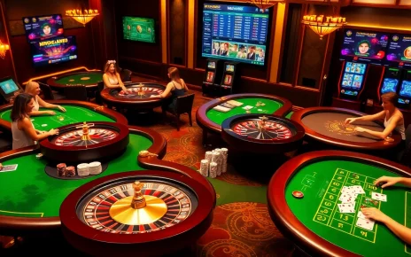 Engaging gaming experience at https://rr88it.com/ with players enjoying casino games and vibrant slot machines.