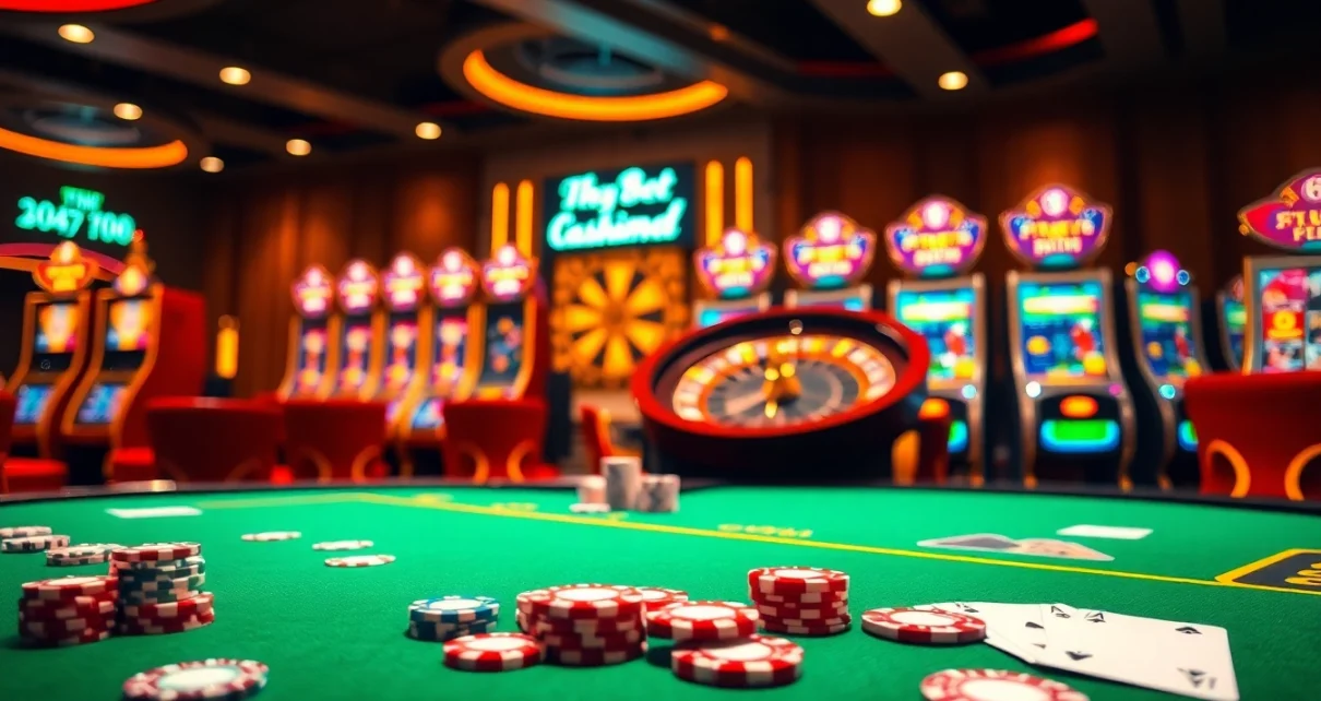 Experience thrilling gameplay at thabet77.sa.com with vibrant casino action featuring roulette and poker.