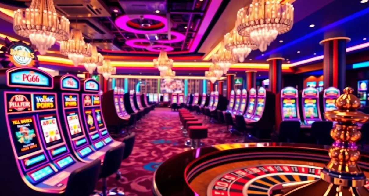 Experience the excitement of PG66 with lively casino games and vibrant slot machines.