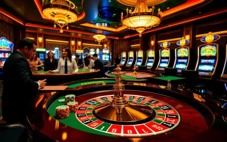 Experience the excitement of gambling at https://6666bett.com.br with a luxurious casino scene.