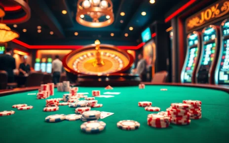 Exciting casino gameplay featuring poker chips and cards, highlighting jbo strategies.