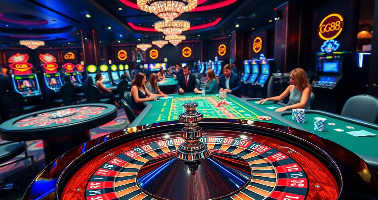 Experience the thrill of GG88 with immersive casino gaming excitement.