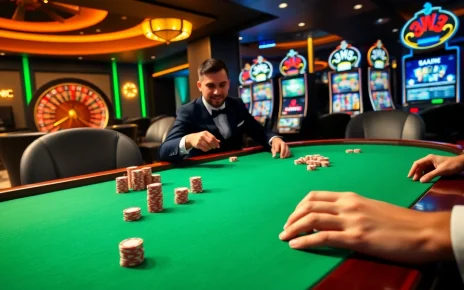 Experience the thrill of gaming at 33win with elegant poker action and vibrant casino ambiance.