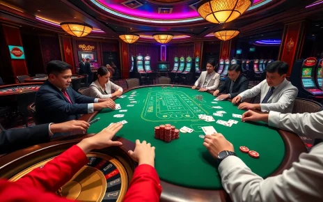 Betting excitement at Nhà cái 88xx's luxurious casino table with players and high-stakes cards.