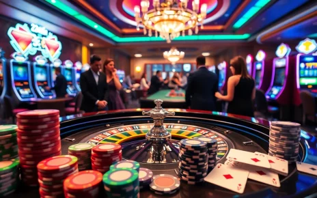 Experience the excitement of 32win with vibrant casino action and luxurious decor.