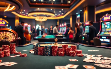 Experience thrilling gameplay at MK8 with vibrant casino tables and exciting betting action.