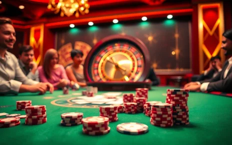 Players engaging in high-stakes poker at the luxurious VJ88 casino table.