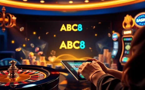 Experience engaging gameplay at ABC8 with roulette and poker in a professional online casino setting.