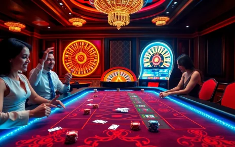 Experience the thrill of gambling at Vipwin with vibrant casino tables and exciting games.