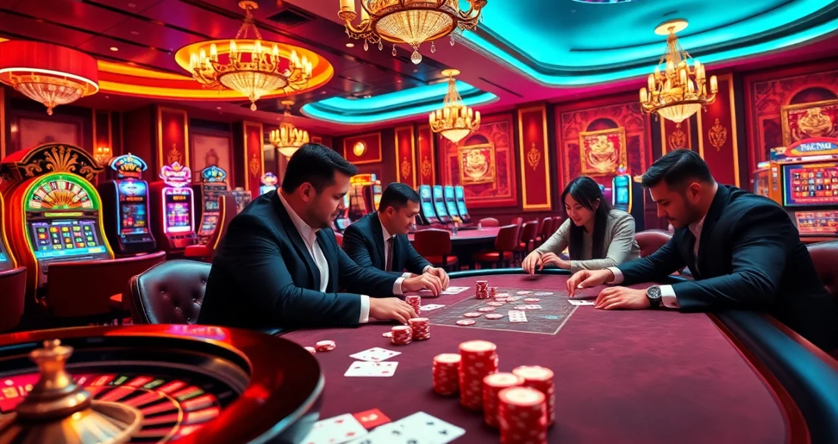 Experience the thrill of rr88 - truy cập trang chủ nhà cái rr88 mới nhất with vibrant casino action featuring poker, roulette, and luxury.