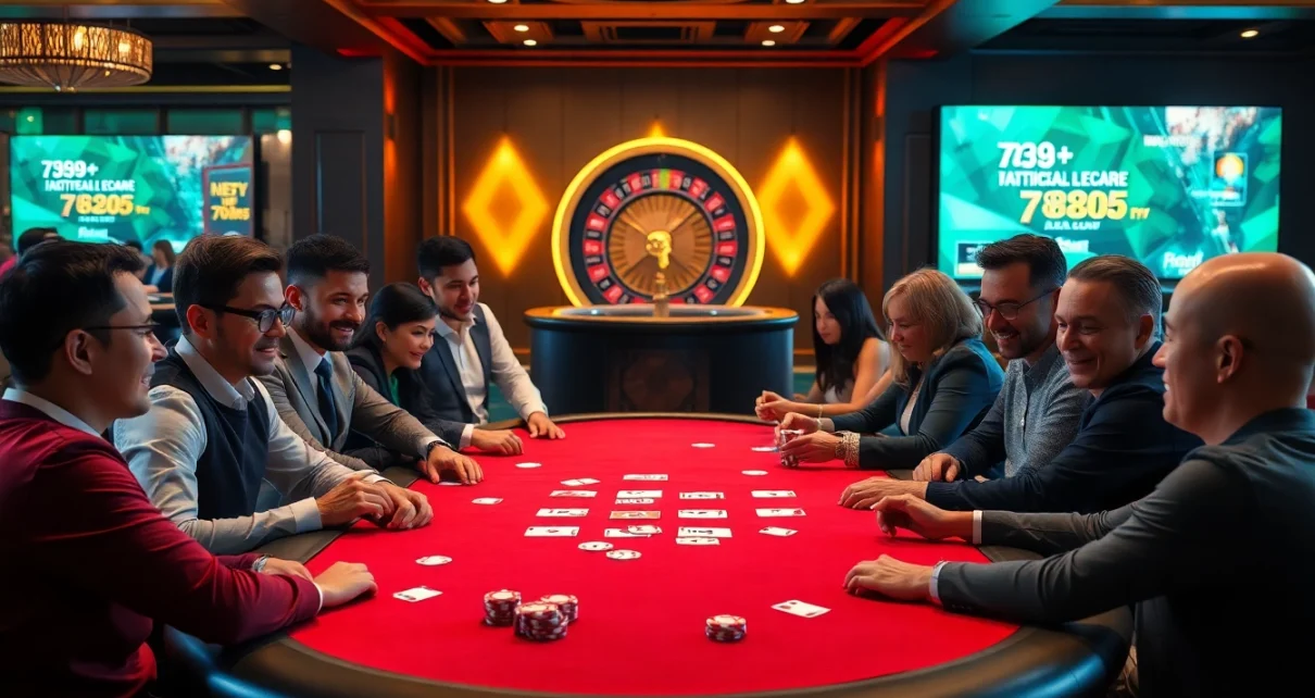 Experience the excitement of poker at 789f with vibrant tables, chips, and elite players.