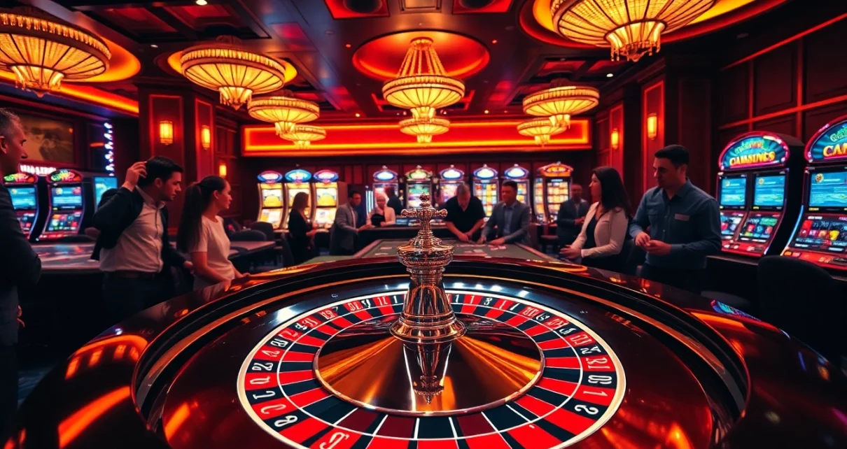 Experience thrilling roulette action at https://urr88.com/ with bright casino excitement and eager players.