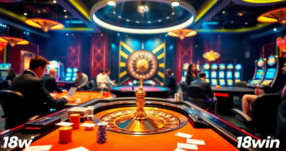 Experience the excitement of 18win with vibrant casino games and lively poker action.
