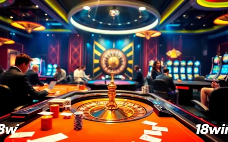 Experience the excitement of 18win with vibrant casino games and lively poker action.