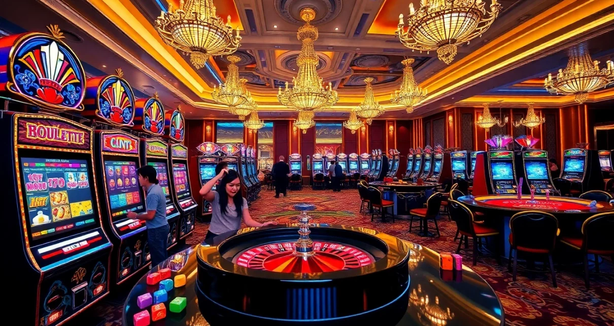 Experience the thrill of gambling at QQMacan with vibrant slot machines and engaging gameplay.