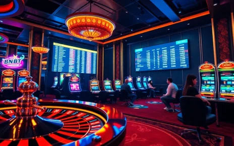 Experience thrilling gameplay at 8kbet with vibrant casino tables, high-stakes poker, and engaging slot machines.