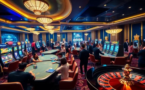 Experience the thrill of online gambling at http://8kbetsg.com with vibrant casino games and players enjoying excitement.