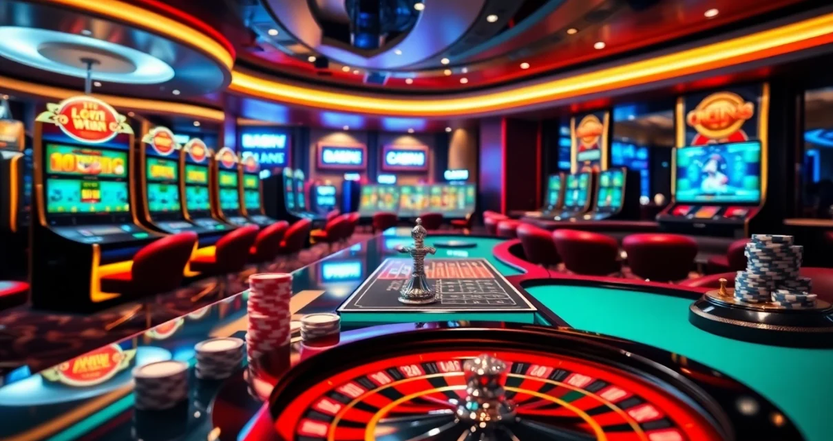 Experience thrilling wins at https://luckywin.name with luxurious casino gaming elements like roulette and slot machines.