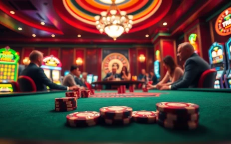 Players strategize around a poker table in a luxurious casino setting, showcasing TR88 branding.