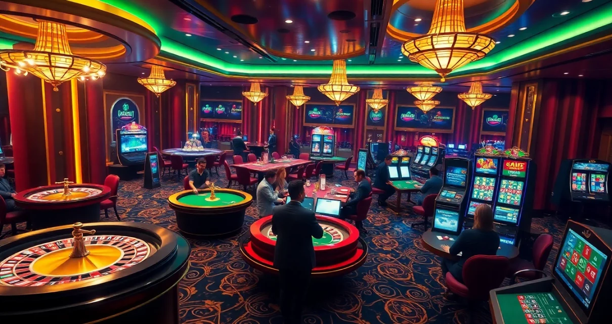 Experience the excitement of online gaming with high-quality visuals at https://soibet.vision/, showcasing vibrant casino elements.