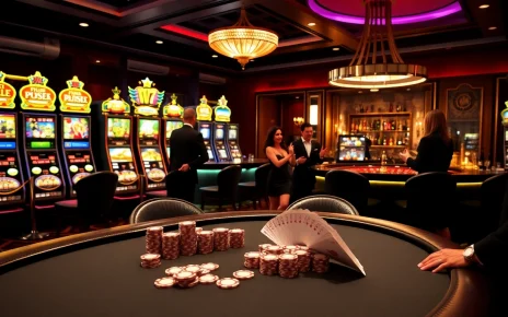 Engaged players enjoying the luxury experience of Clube VIP HHBET at a casino table.