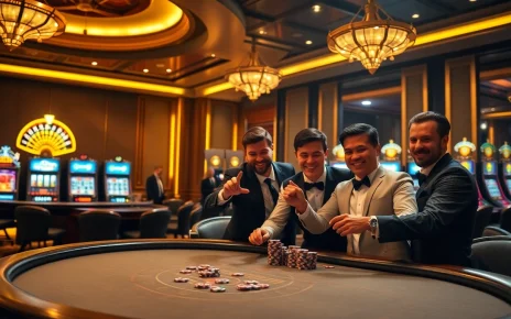 Experience the luxury of Clube VIP HHBET with elite players enjoying high-stakes games.