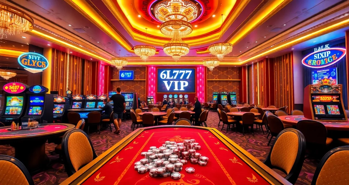Experience the thrill of winning at 6L777 VIP with luxurious casino gaming.