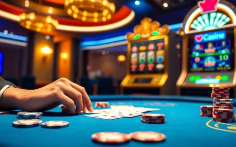 Gameplay at trang chu lc88 showcasing a thrilling poker scene with vibrant chips and cards.