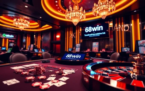 Experience the thrill of gaming at 68win link with vibrant casino tables and excitement.